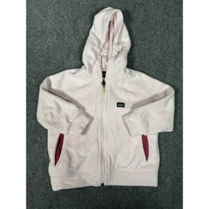 Patagonia Baby Micro D Fleece Hoodie 18M Pink Full Zip Soft Jacket Girls‎